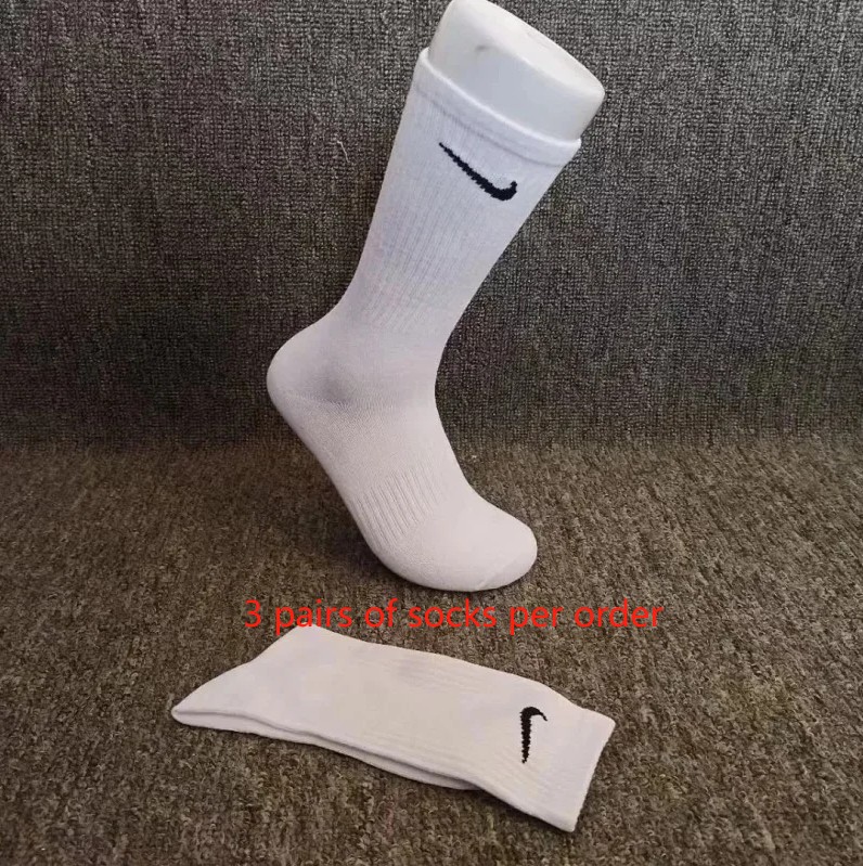 3 pairs of white tall tubes